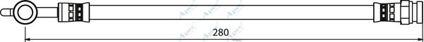 APEC BRAKING Тормозной шланг HOS4029